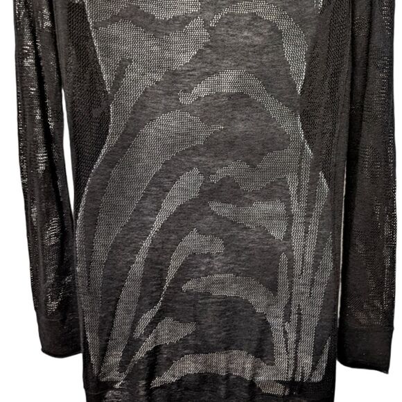 SHORN Animal Pattern Wool Cashmere Cardigan M - Picture 6 of 8